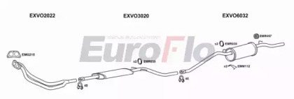 Система выпуска ОГ EuroFlo VO34014 1008A